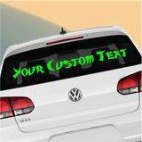 Custom Rear Window Stickers