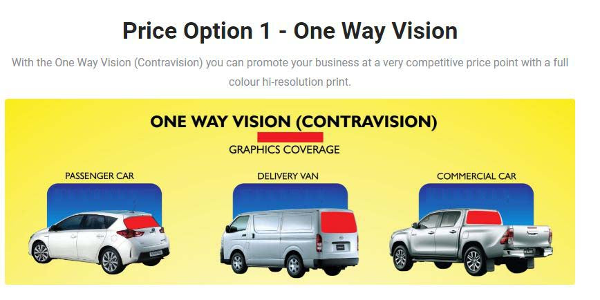 Vehicle Signage