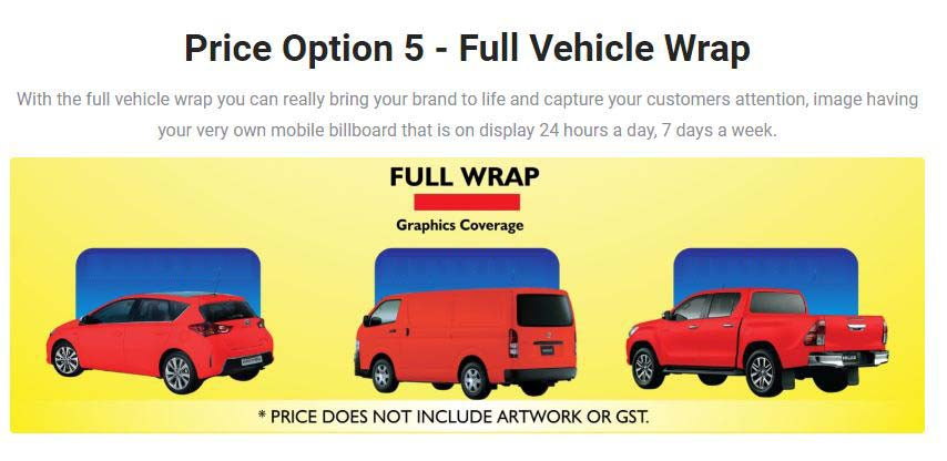 Vehicle Signage