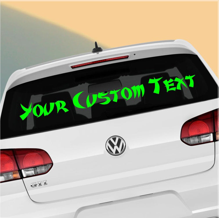Custom Rear Window Stickers – Artmore Ltd